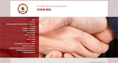 Desktop Screenshot of graduadosocialciudadreal.com