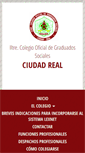 Mobile Screenshot of graduadosocialciudadreal.com